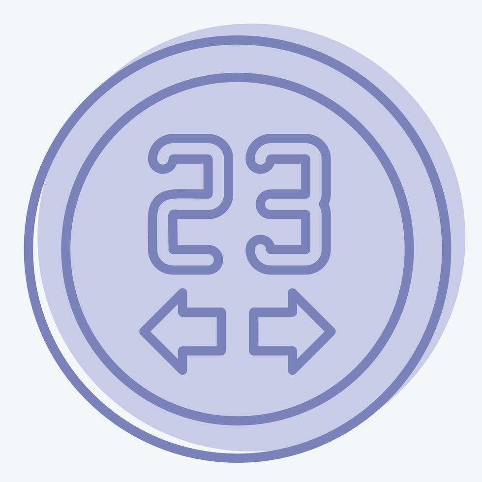 Icon Thermostats. related to Sensors symbol. two tone style. design editable vector