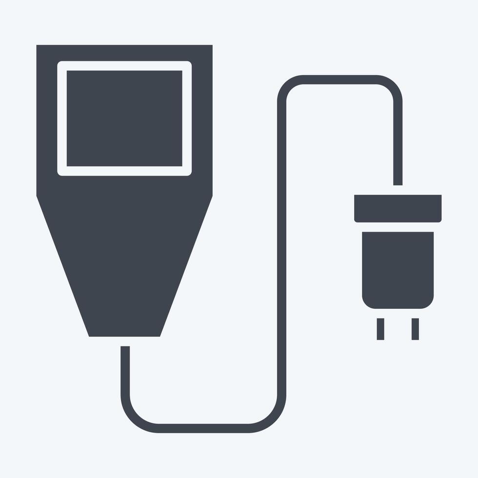 Icon Soil Moistura Sensor. related to Sensors symbol. glyph style. design editable vector