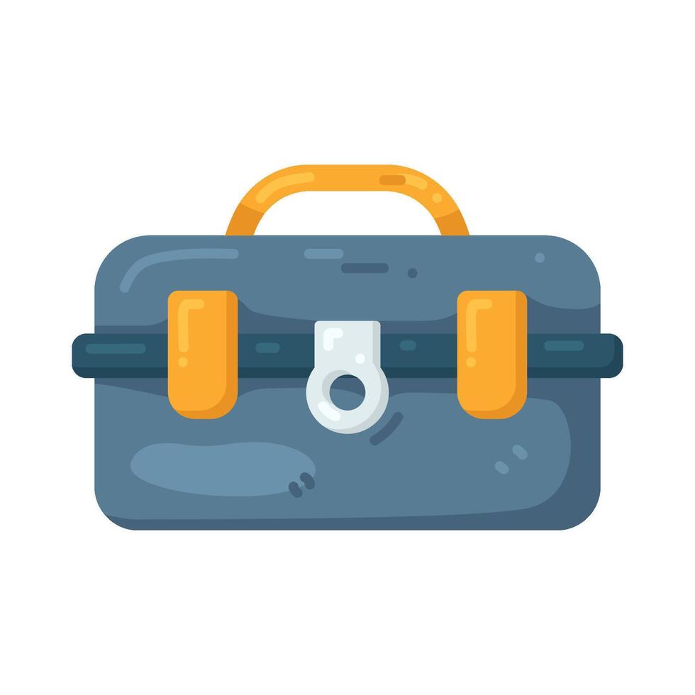 Illustration of a Toolbox with Handle vector
