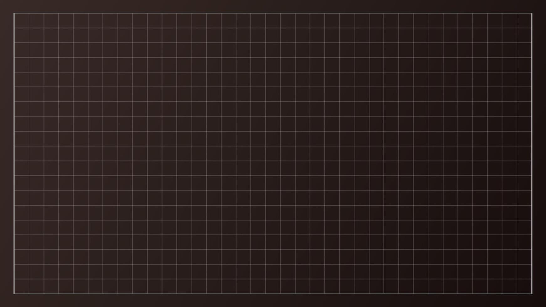 Grid background with line blueprint, black tech layout. Grid background and lines create a clean tech bg for data, dashboard, or futuristic interface elements. vector