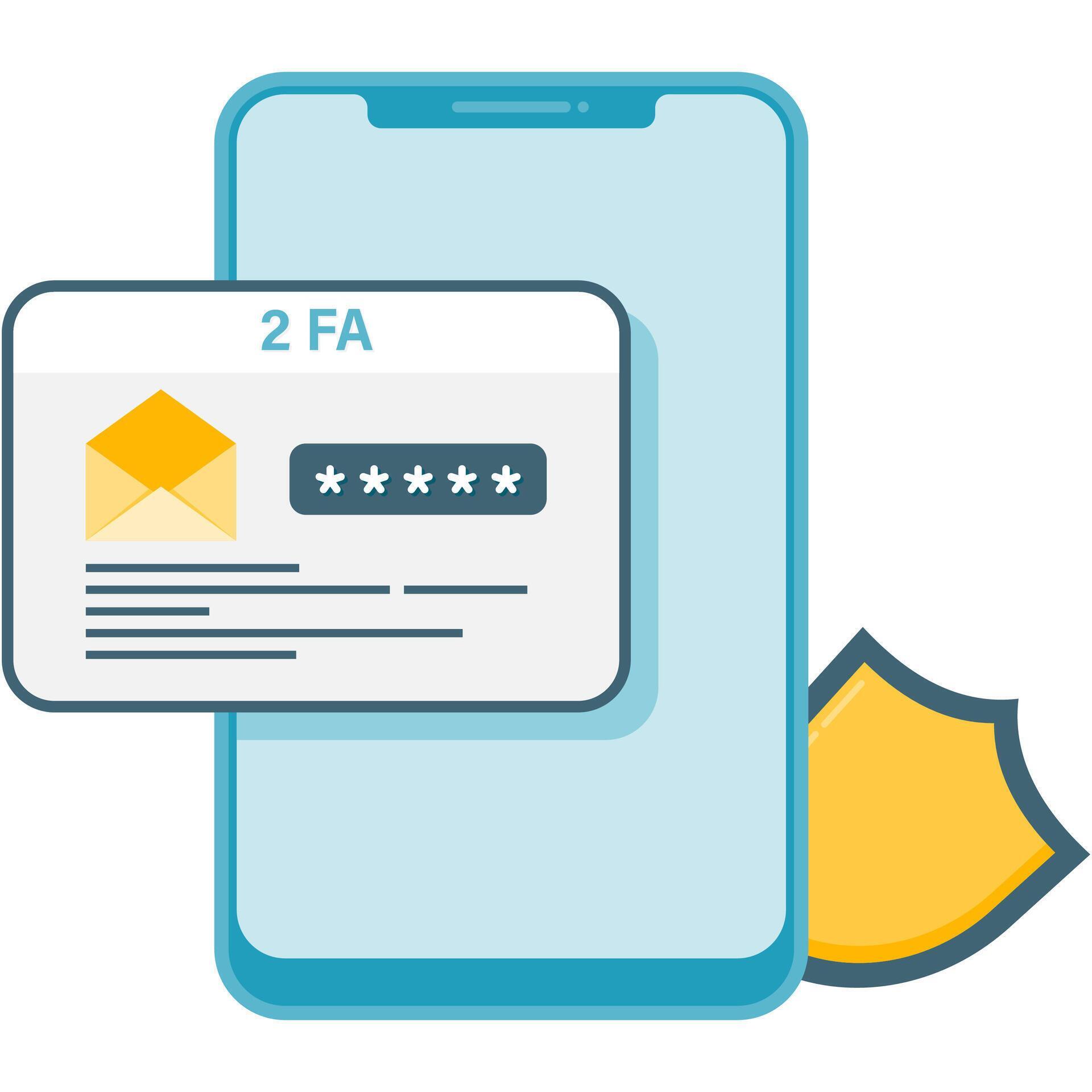 Two Factor Authentication Colorable two factor authentication 69164281 Vector Art at Vecteezy