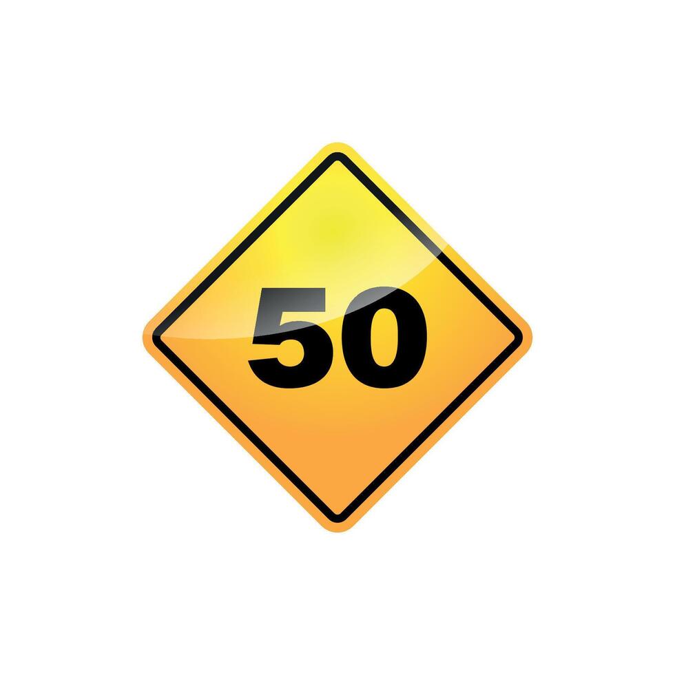 a speed limit sign, commonly used in traffic control to indicate the maximum legal speed at which vehicles can travel on a specific road. vector