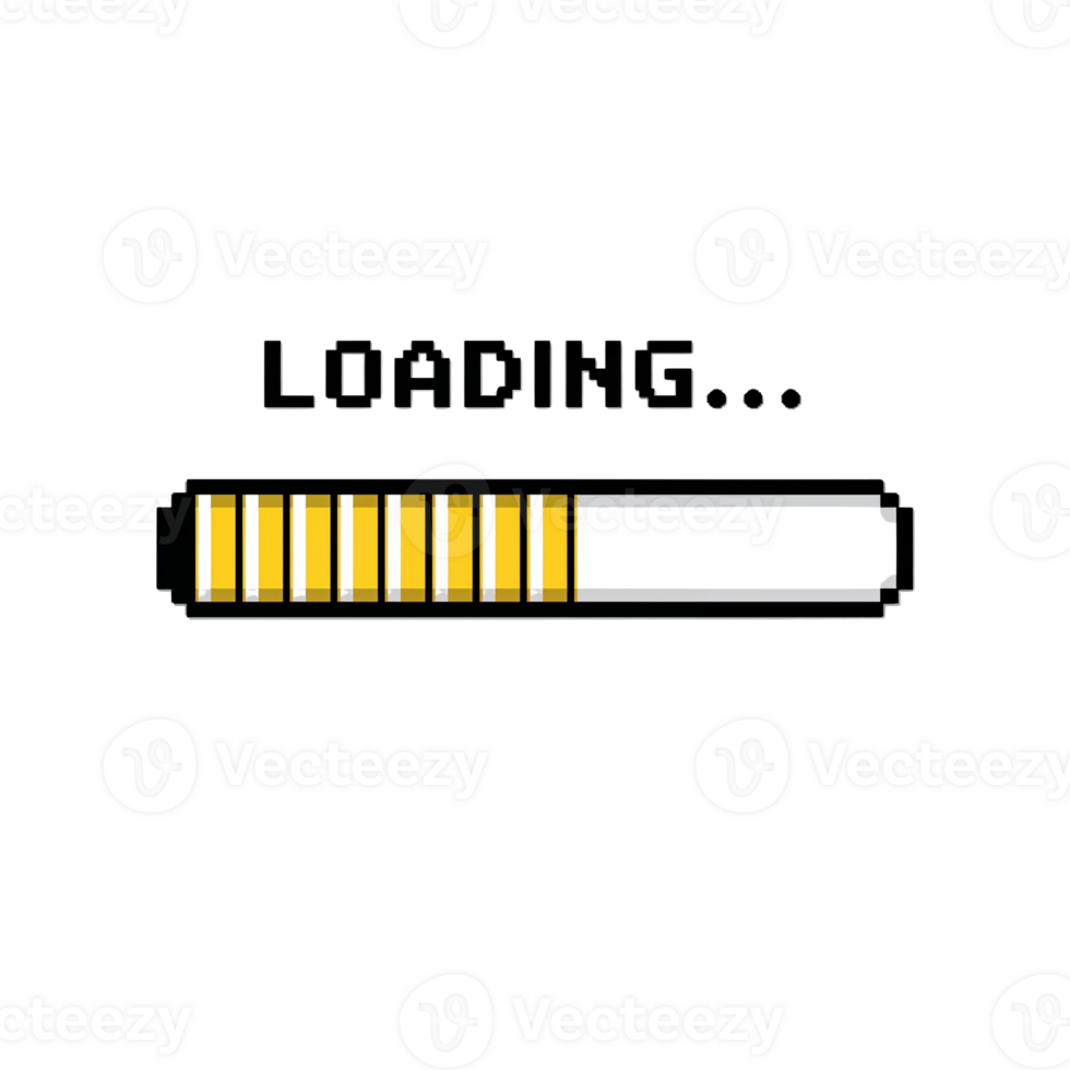 digitale processi indicatore con illuminato segmenti indicando dati transizione Schermo png