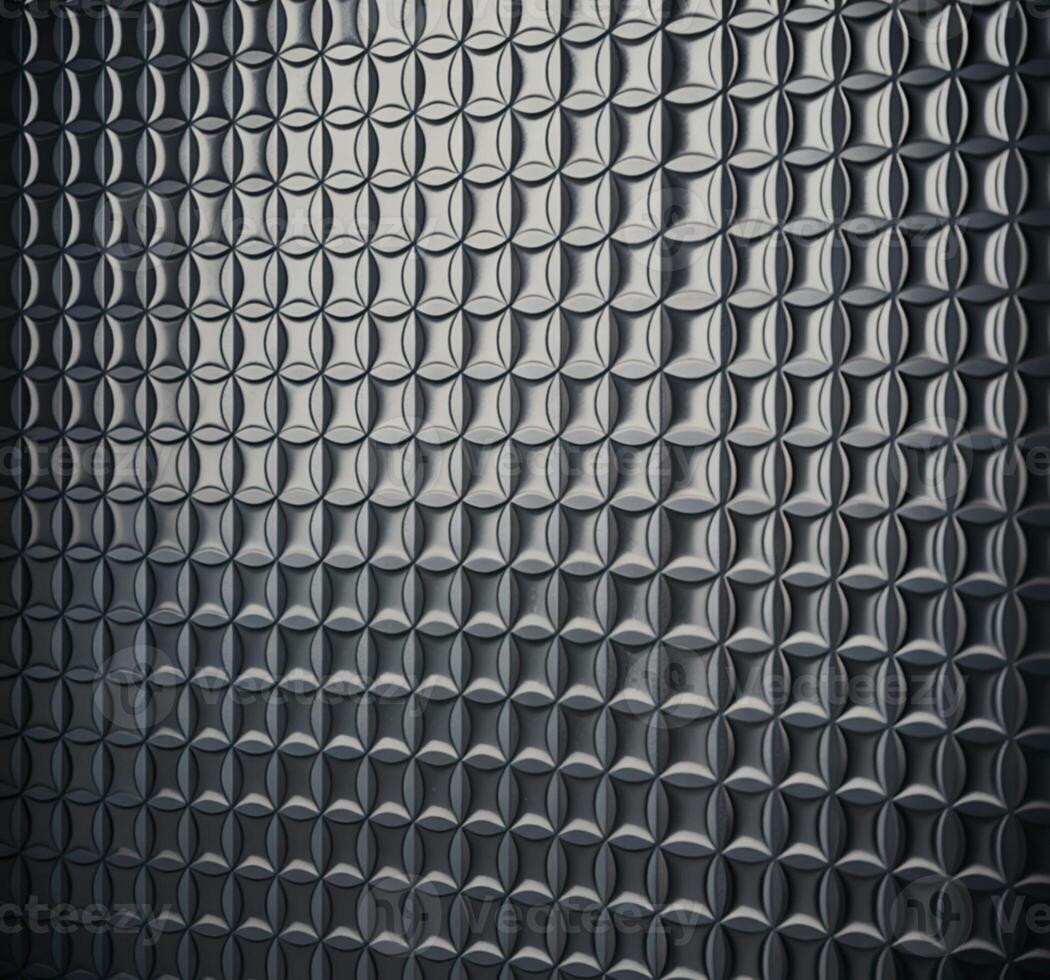 Textured geometric pattern with repeating square and curve motifs photo