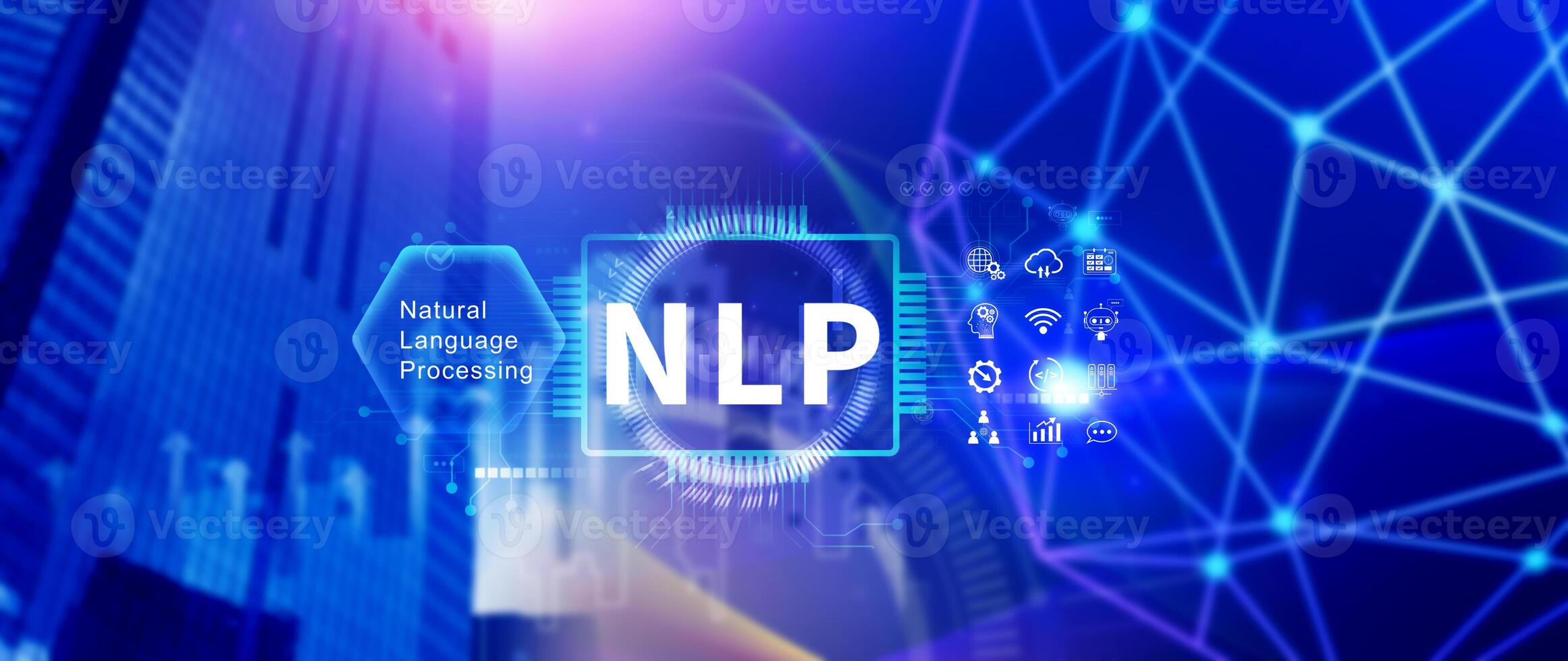 NLP concept, natural language processing, neural network, nlp coaching, neuro linguistic programming, AI Artificial intelligence. photo