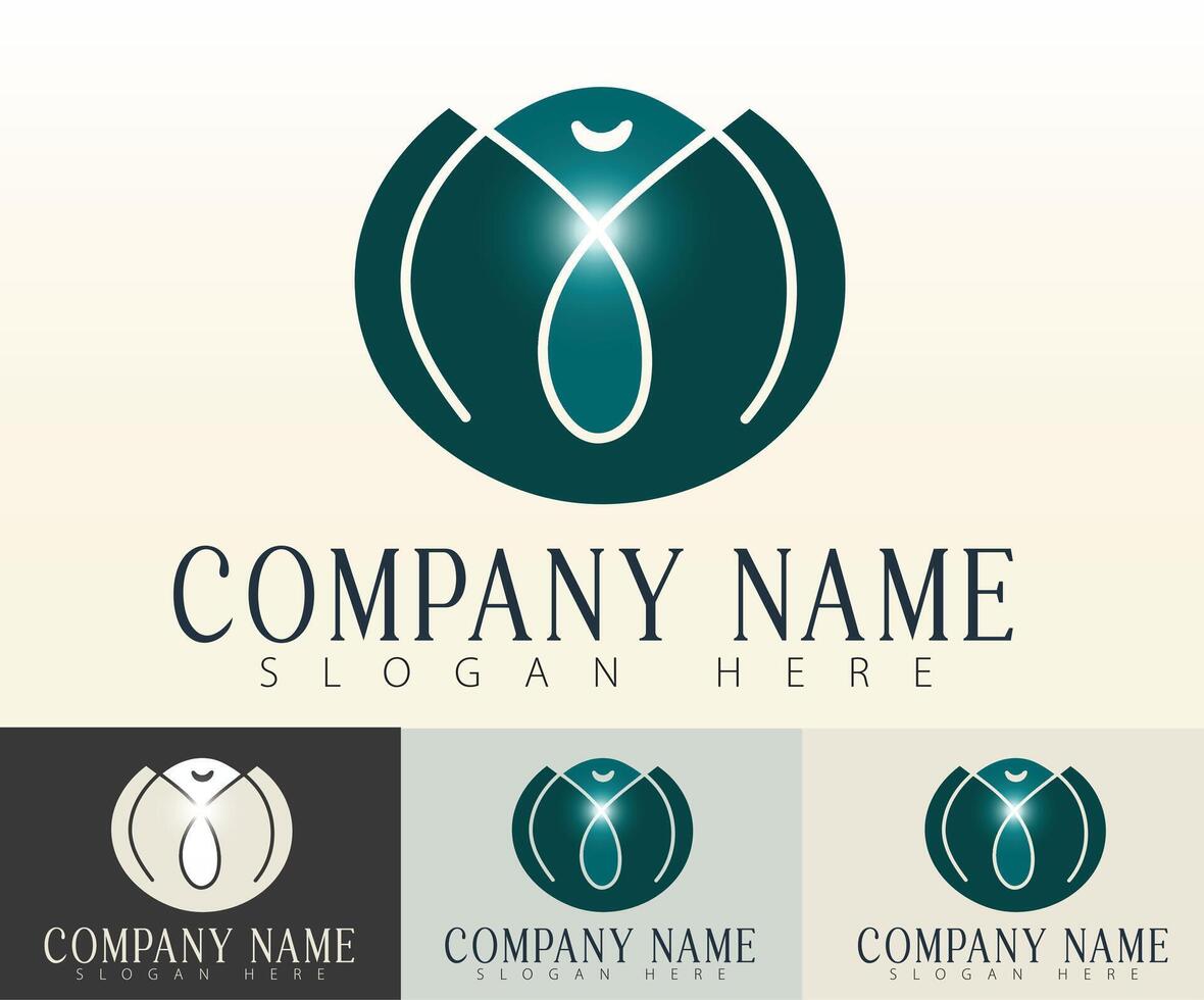 A unique and modern Unity emblem design concept. vector