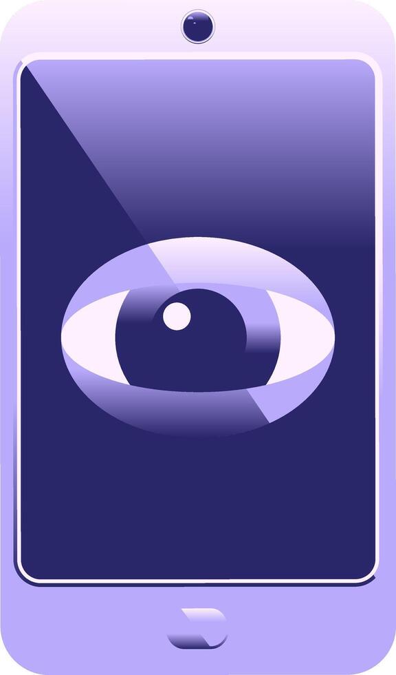 An app icon with an eye on it vector