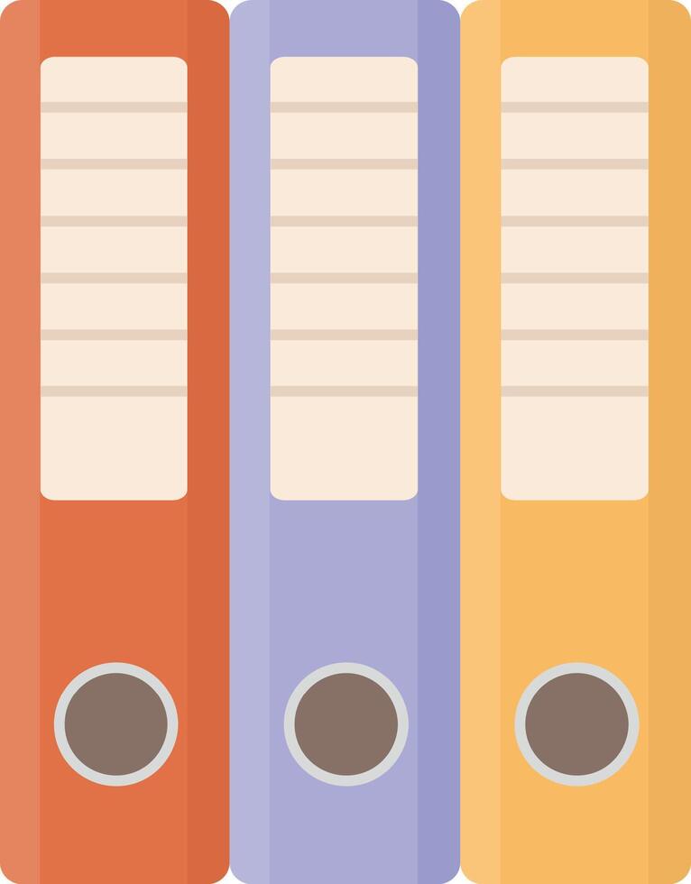 Documents Folders Stack vector
