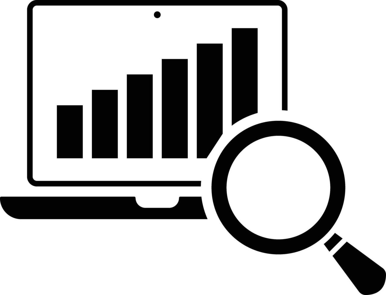 Data analysis. Search data analysis monitoring sign. data science symbols. marketing, research, seo. strategy planning, statistics indicators , vector