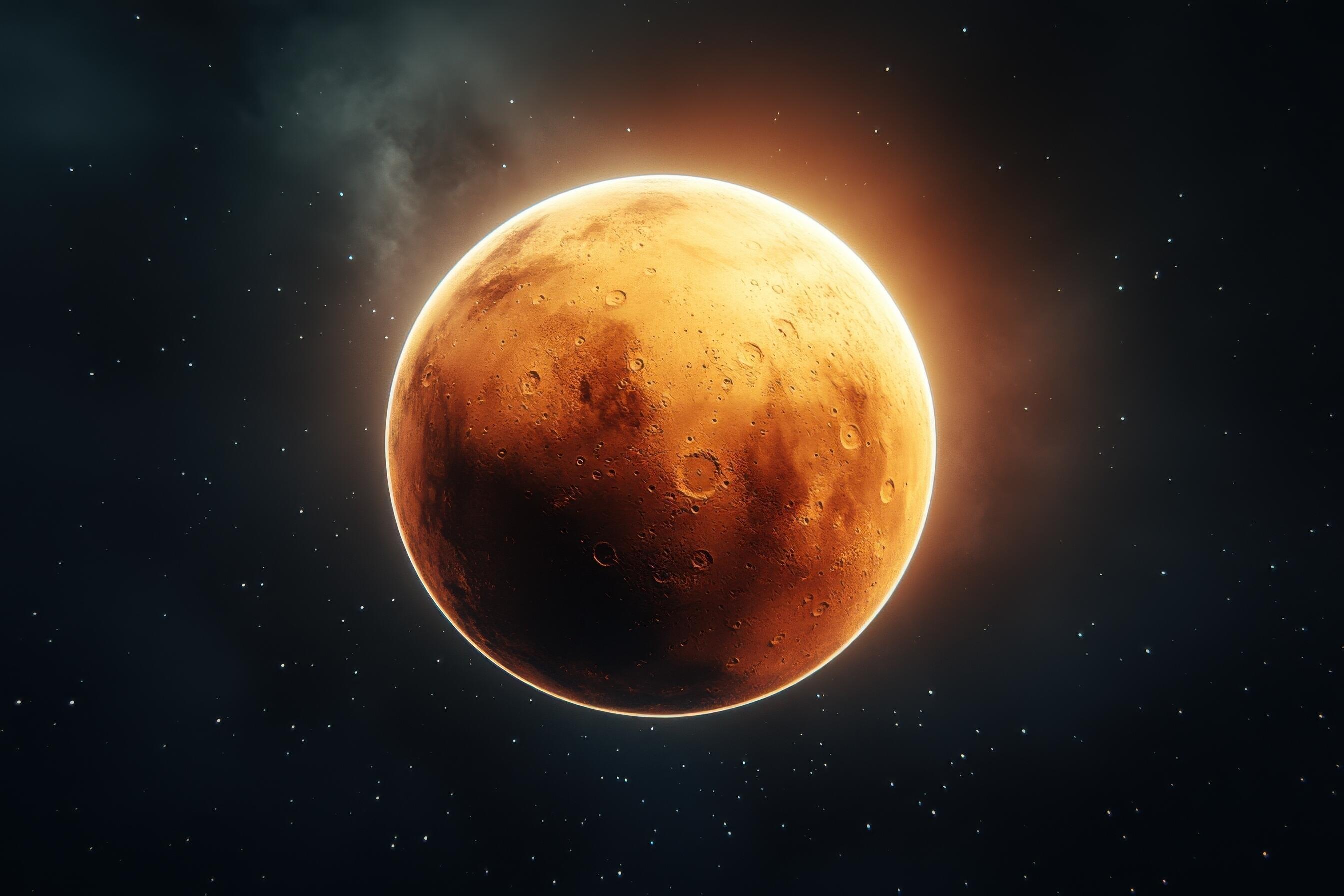 An image of the planet mars 69276542 Stock Photo at Vecteezy