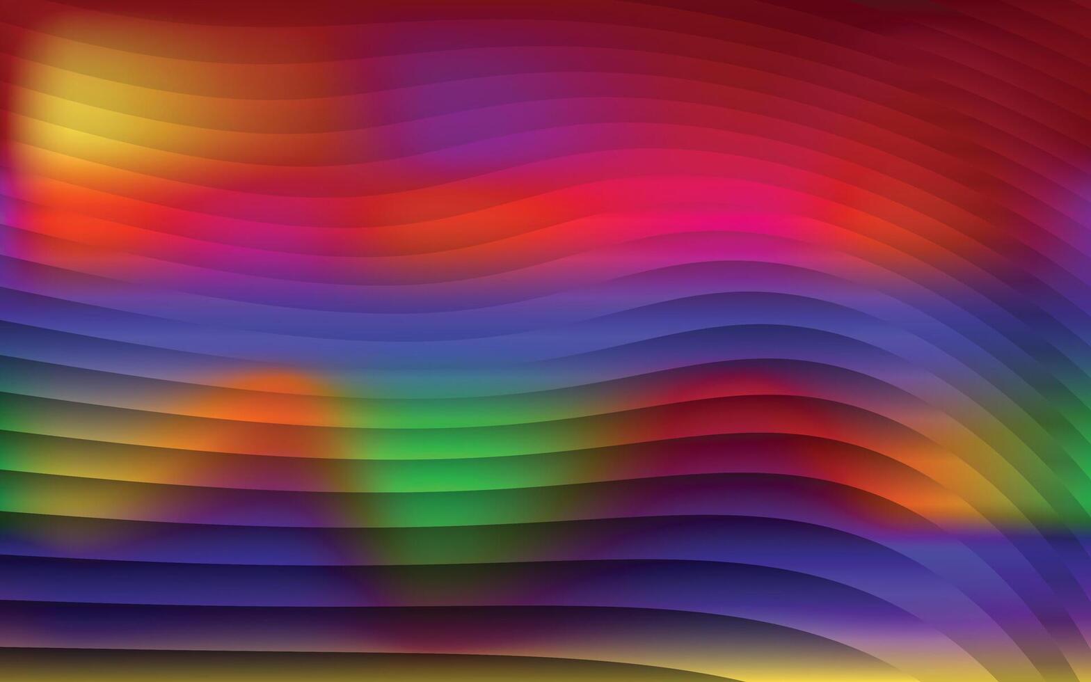 smooth luminous ribbed glass pastel holographic background with gradient waves, stylish abstract texture for modern creative artworks, web, and print designs vector