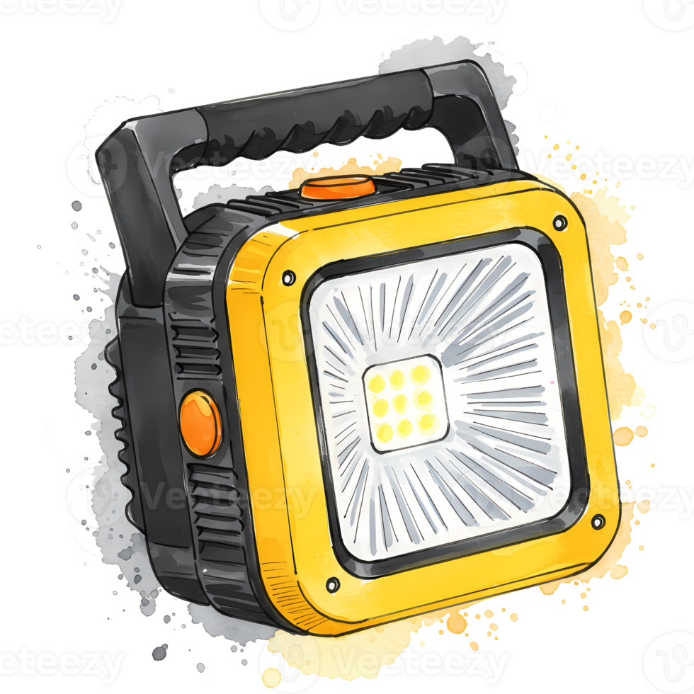 A vibrant red tool cart with a wrench and screwdriver resting on its top shelf in a studio setting on transparent background png