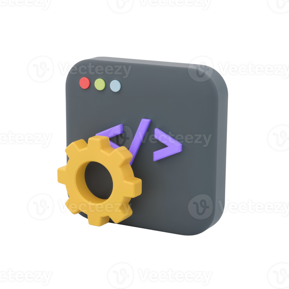Abstract representation of software development process and configuration management in coding png