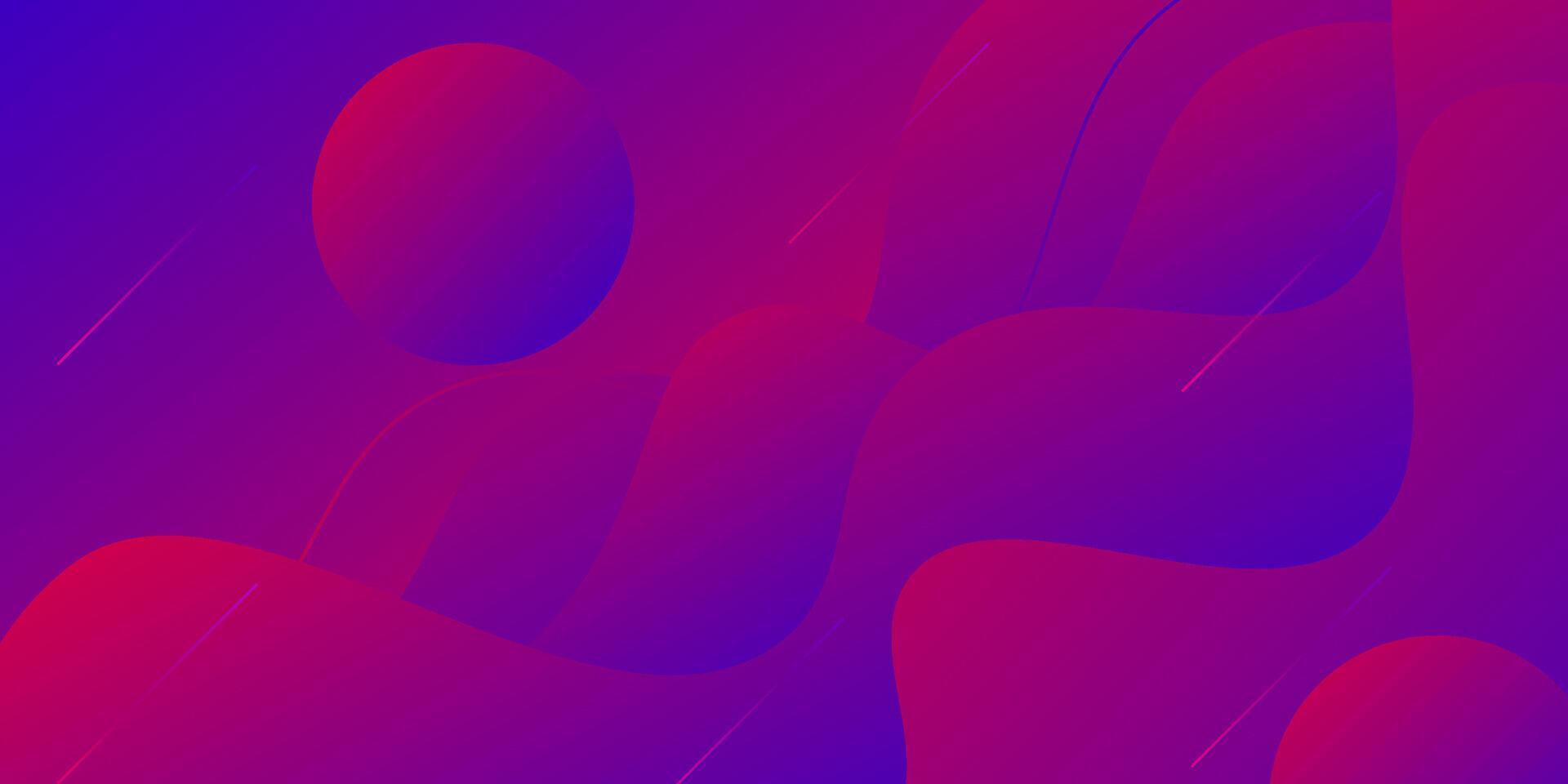 Modern abstract colorful purple and blue gradient wave liquid geometric background with fluid style and gradient colors. Eps10 vector