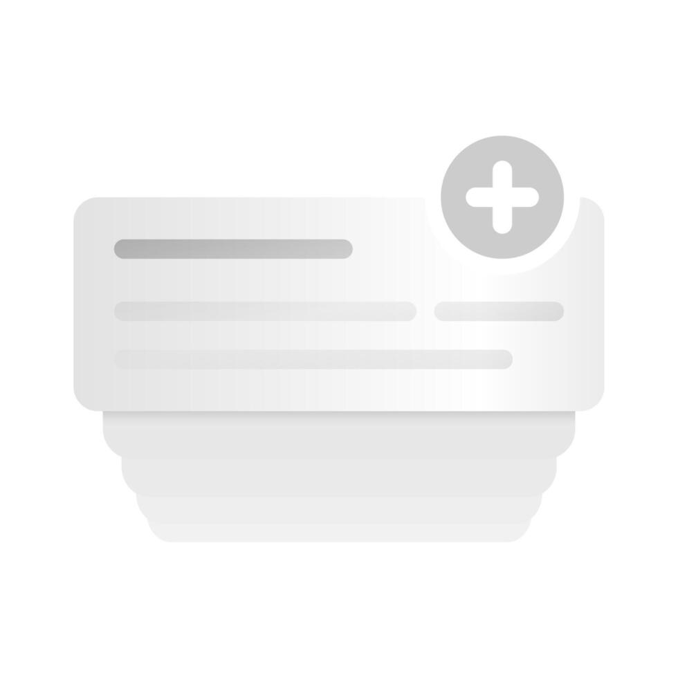 illustration of an empty list, plus sign icon, minimal flat design silhouette. add new item, empty state screen, user interface element for app or website, blank checklist, to-do list creation vector