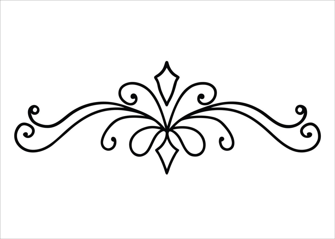 Elegant art deco line divider text border design with luxurious geometric patterns and sophisticated styling vector