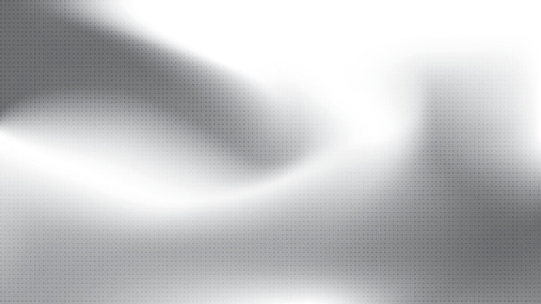 Abstract white and gray gradient background with dot pattern, halftone effect, eps10 vector