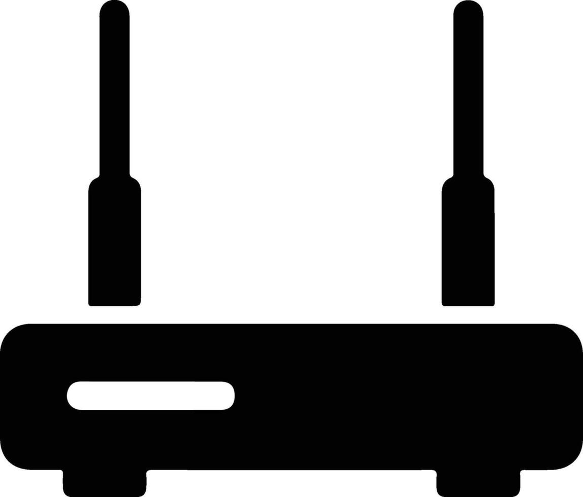 Wireless Router Icon Network Device Symbol. vector
