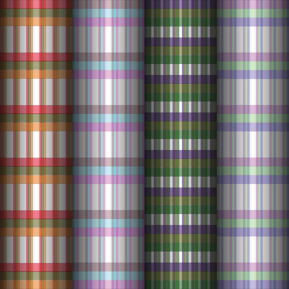 Rustic Textile Check Print vector