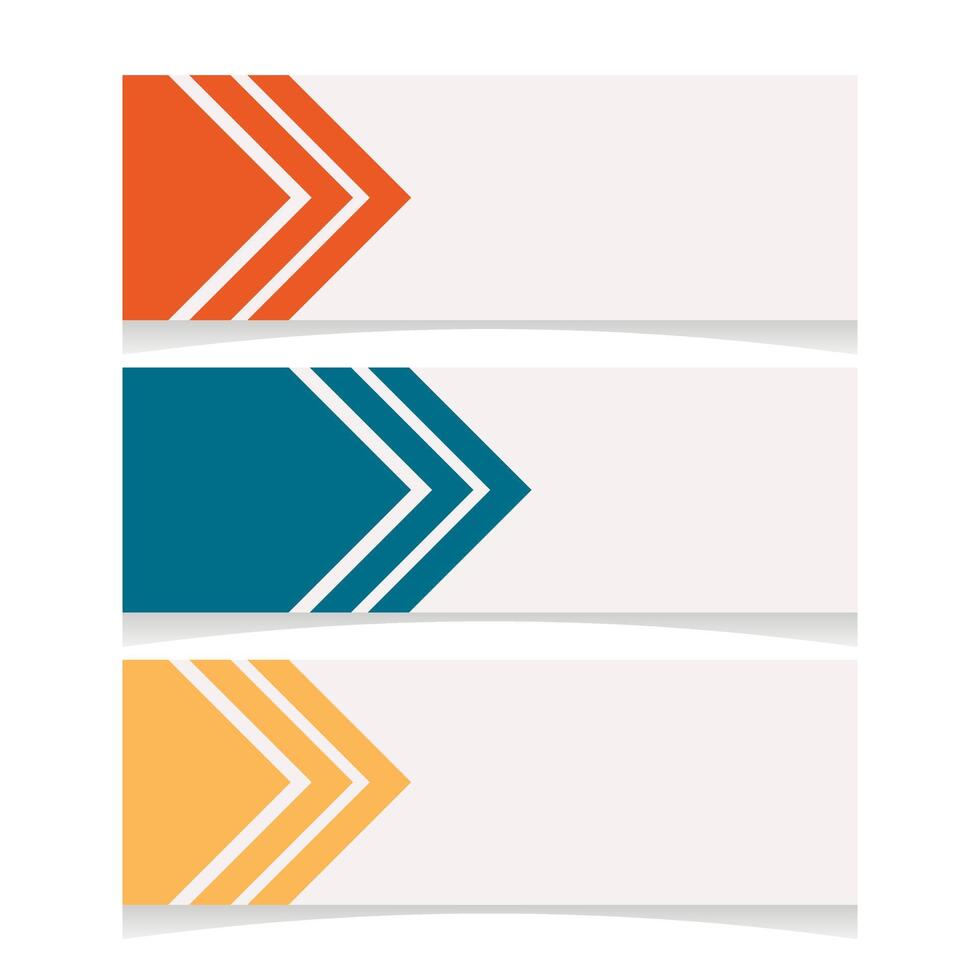 Horizontal banner design for business. Simple form to fill. Abstract universal template, graphics vector