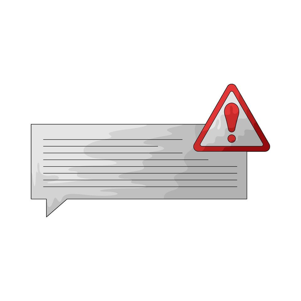 Message Alert Notification vector