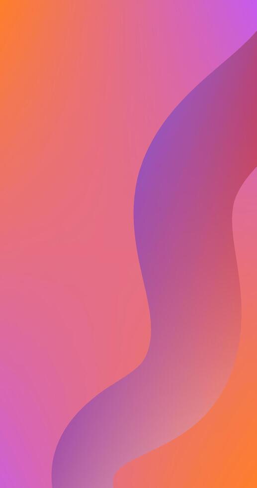 Gradient Abstract Background with Curve Lines and Copy Space for Insert Element vector