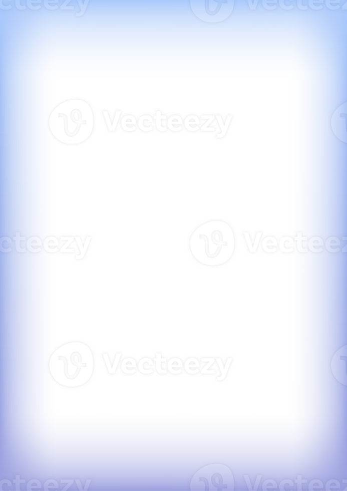 Abstract violet gradient border with light gradient effect. Cute kid design with blurred edges. Modern girly photo frame. Minimal decorative transparent template. png