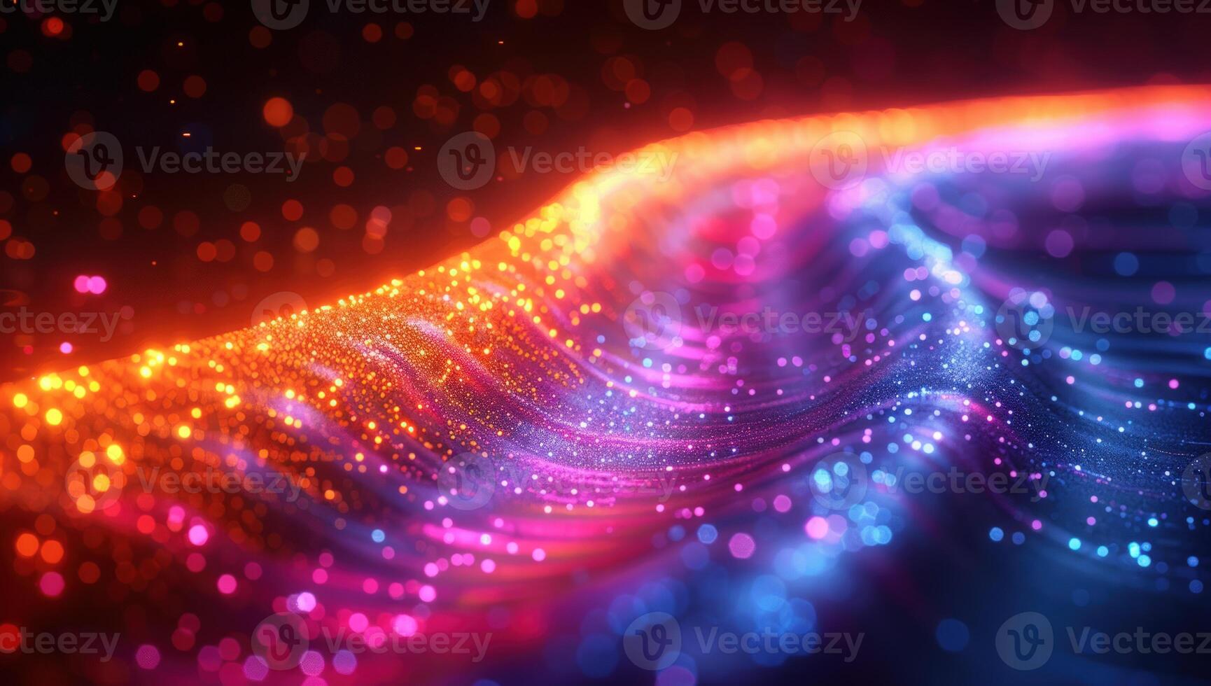 Abstract light wave data stream digital network connection visualization photo