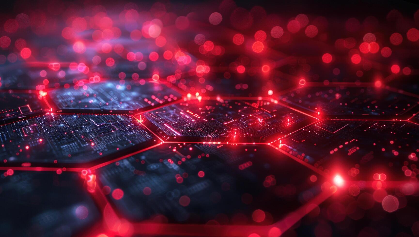 Digital network abstract technology circuit board pattern photo