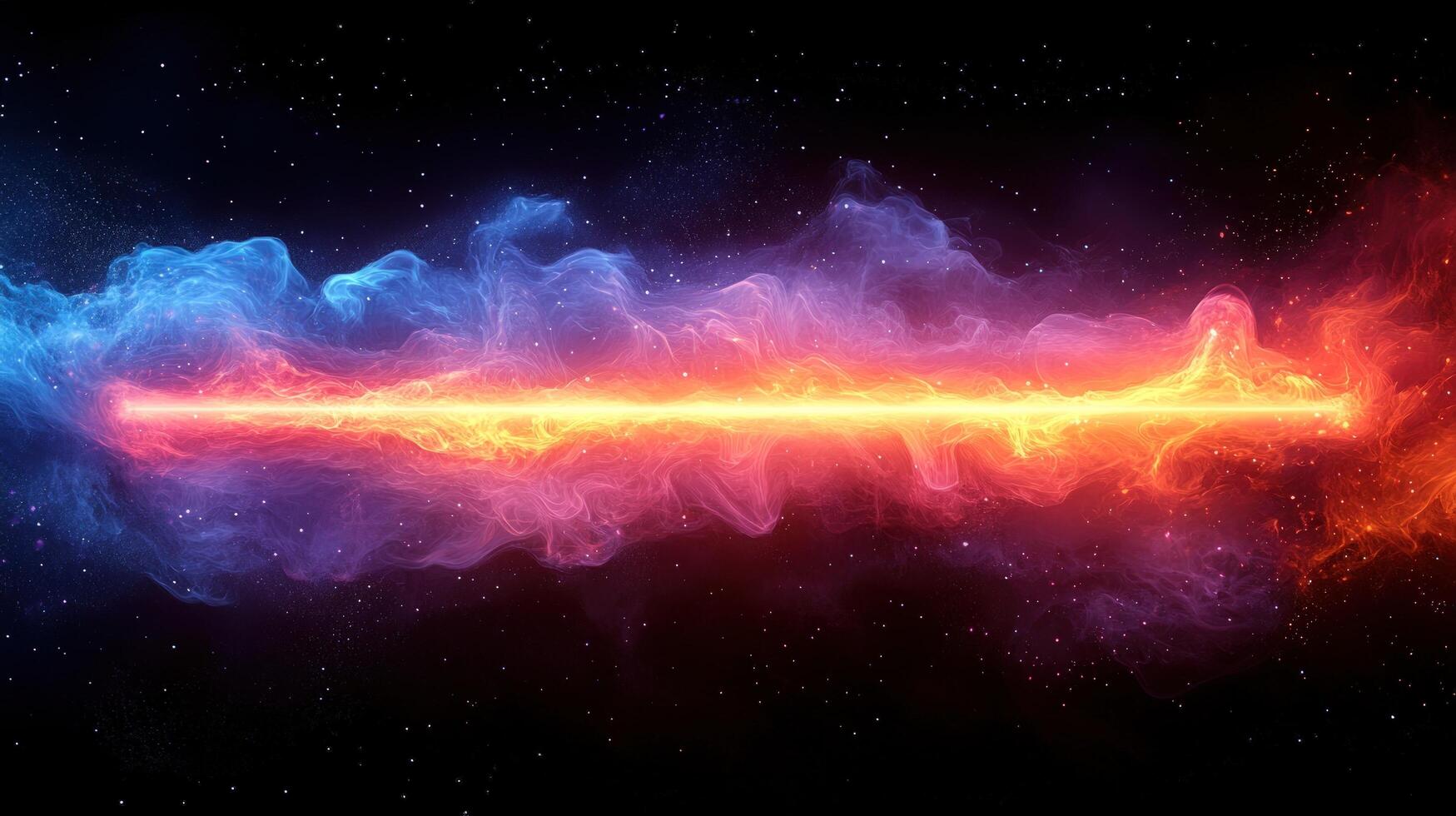 Dynamic light stream abstract background with glowing colors and space elements photo