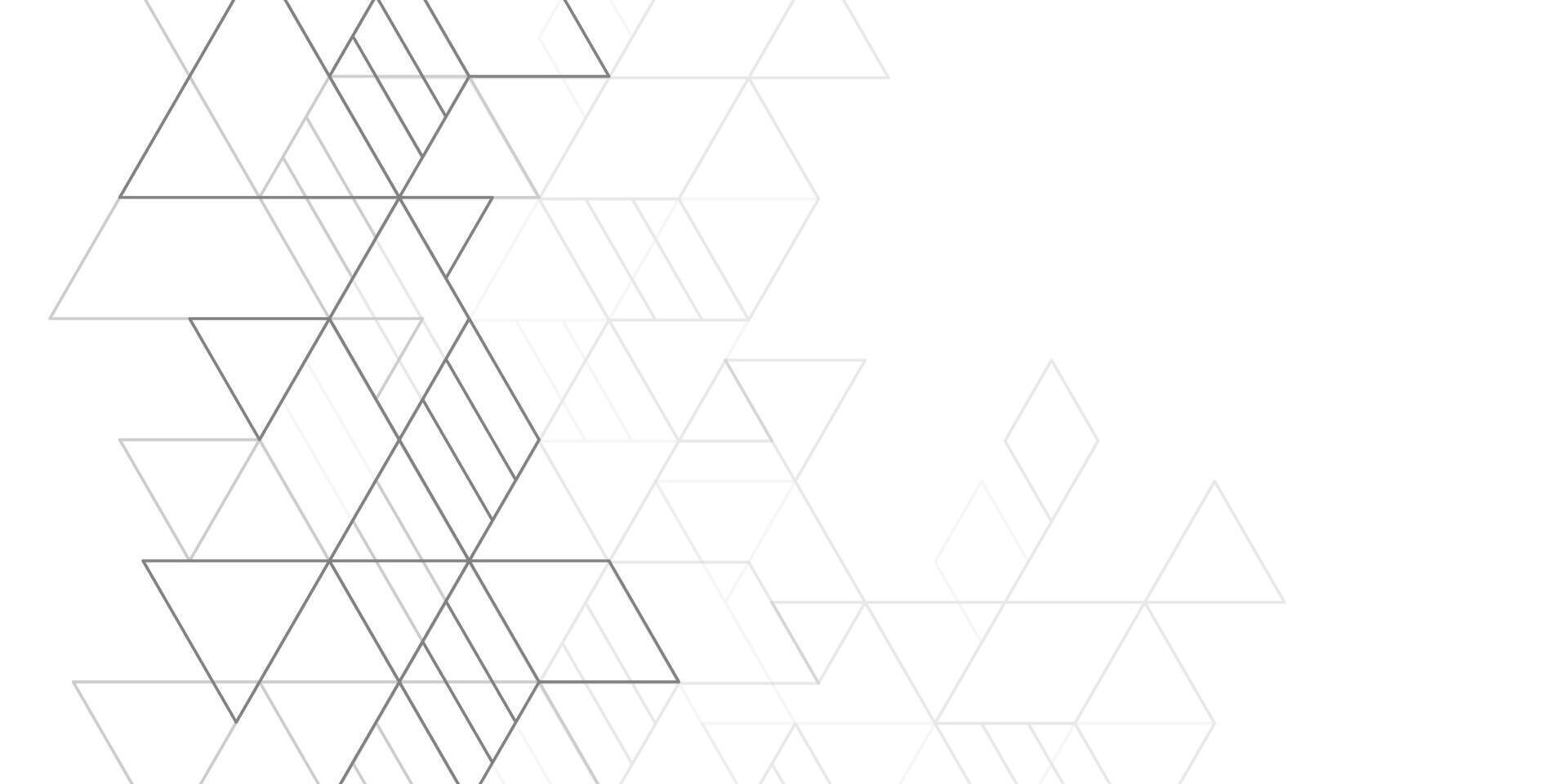 Abstract white background from geometric lines. Geometry drawing. vector