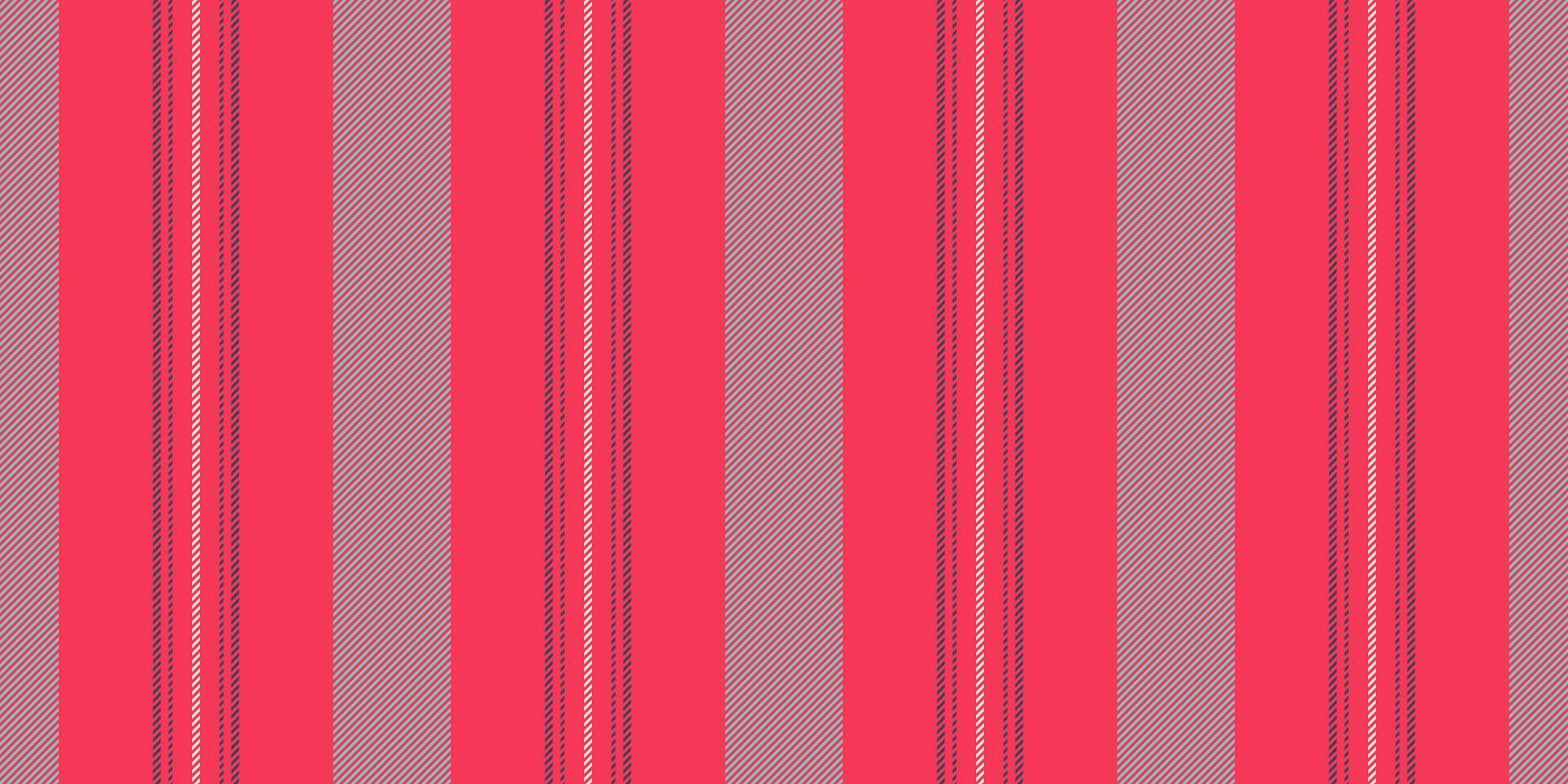 Vibrant vertical stripes in coral and blush create a classic, versatile textile pattern. Ideal for backgrounds, fashion, or designs needing a structured, elegant feel. vector