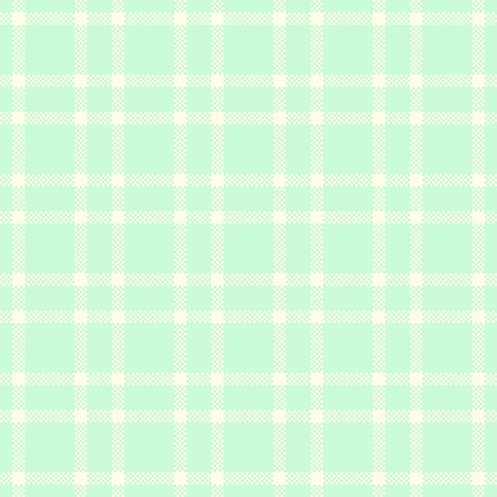 Soft pastel tartan pattern, ideal for spring designs. Seamless check texture. Perfect for backgrounds, textiles, or adding a subtle, stylish touch to your projects. vector