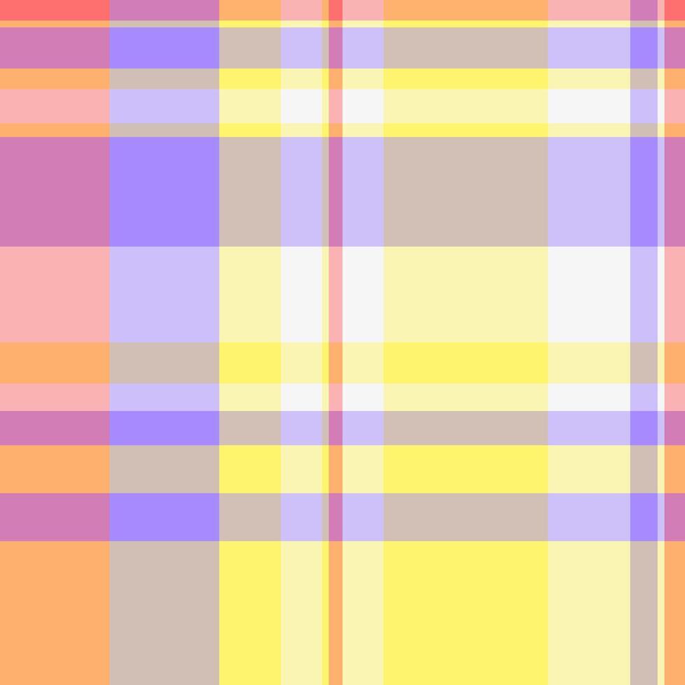 Abstract checkered pattern with intersecting pastel colors. Perfect for backgrounds, textiles, graphic design projects needing a colorful balanced texture. vector