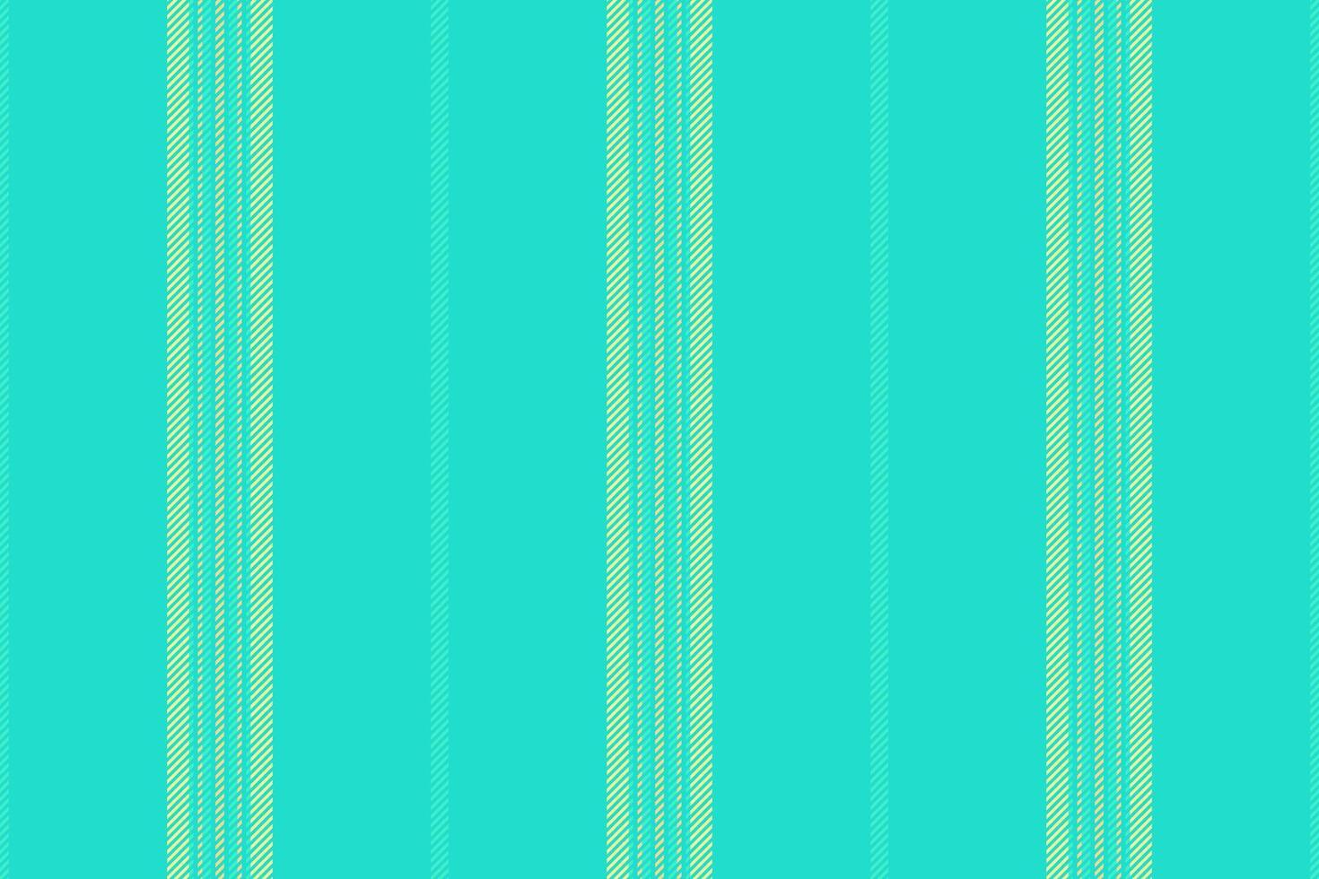 Serene turquoise and pastel yellow striped pattern. Ideal for backgrounds, textiles, or adding a touch of classic style to designs. Seamless versatile. vector