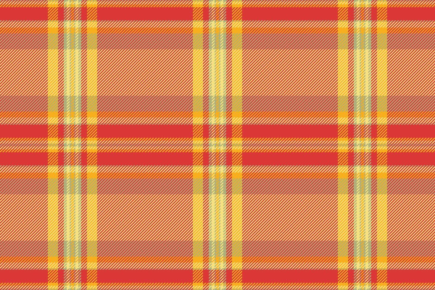 Checking tartan check background, greeting card pattern texture plaid. Scrapbook textile fabric seamless in red and glossy gold colors. vector