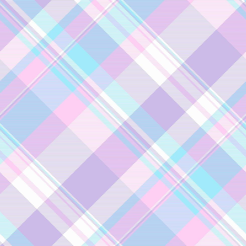 Wrapping fabric seamless check, soft pattern texture tartan. Advertisement plaid background textile in light and white colors. vector
