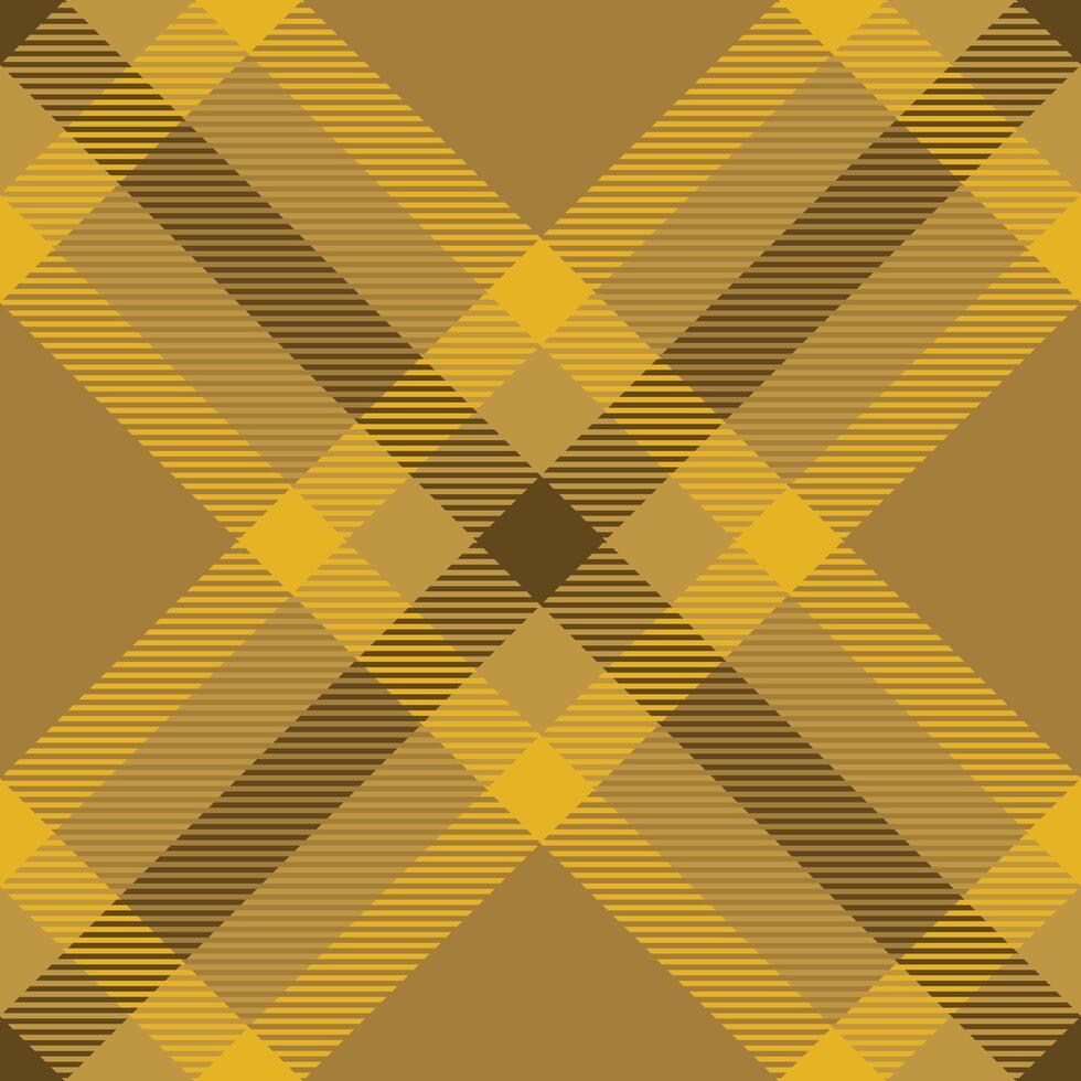 Bed textile pattern , complexity texture check background. Luxurious fabric plaid seamless tartan in amber color. vector