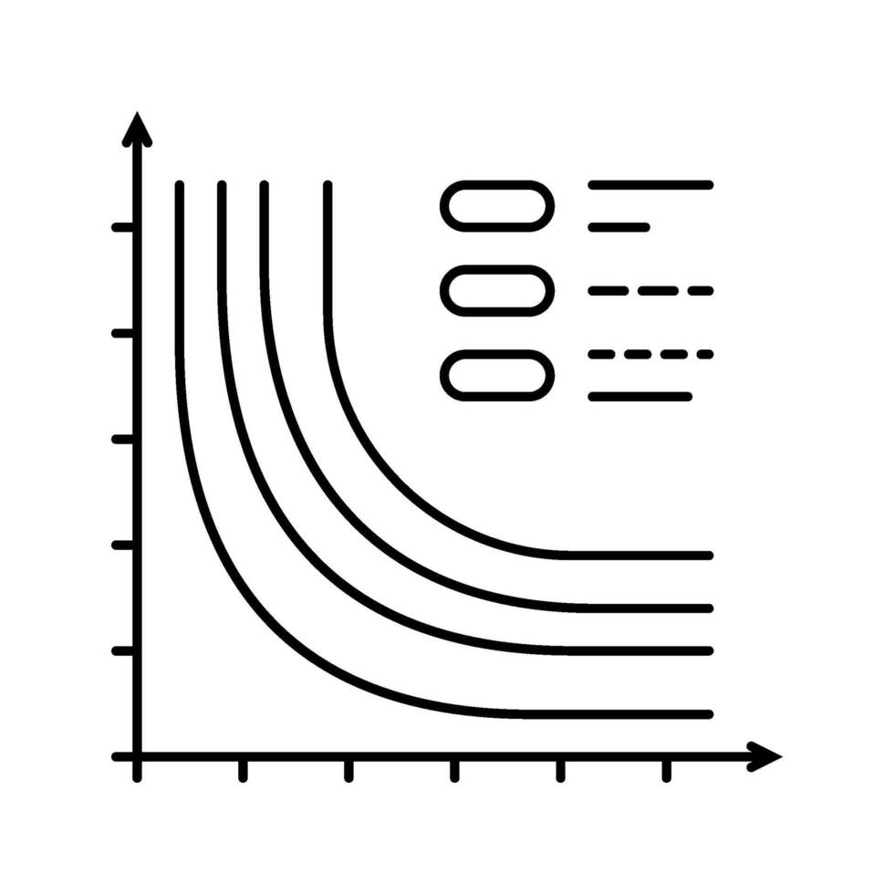 loss function chart machine learning line icon module vector