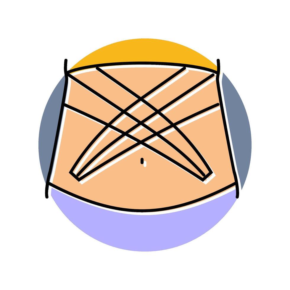 application for lymphatic drainage color icon object vector