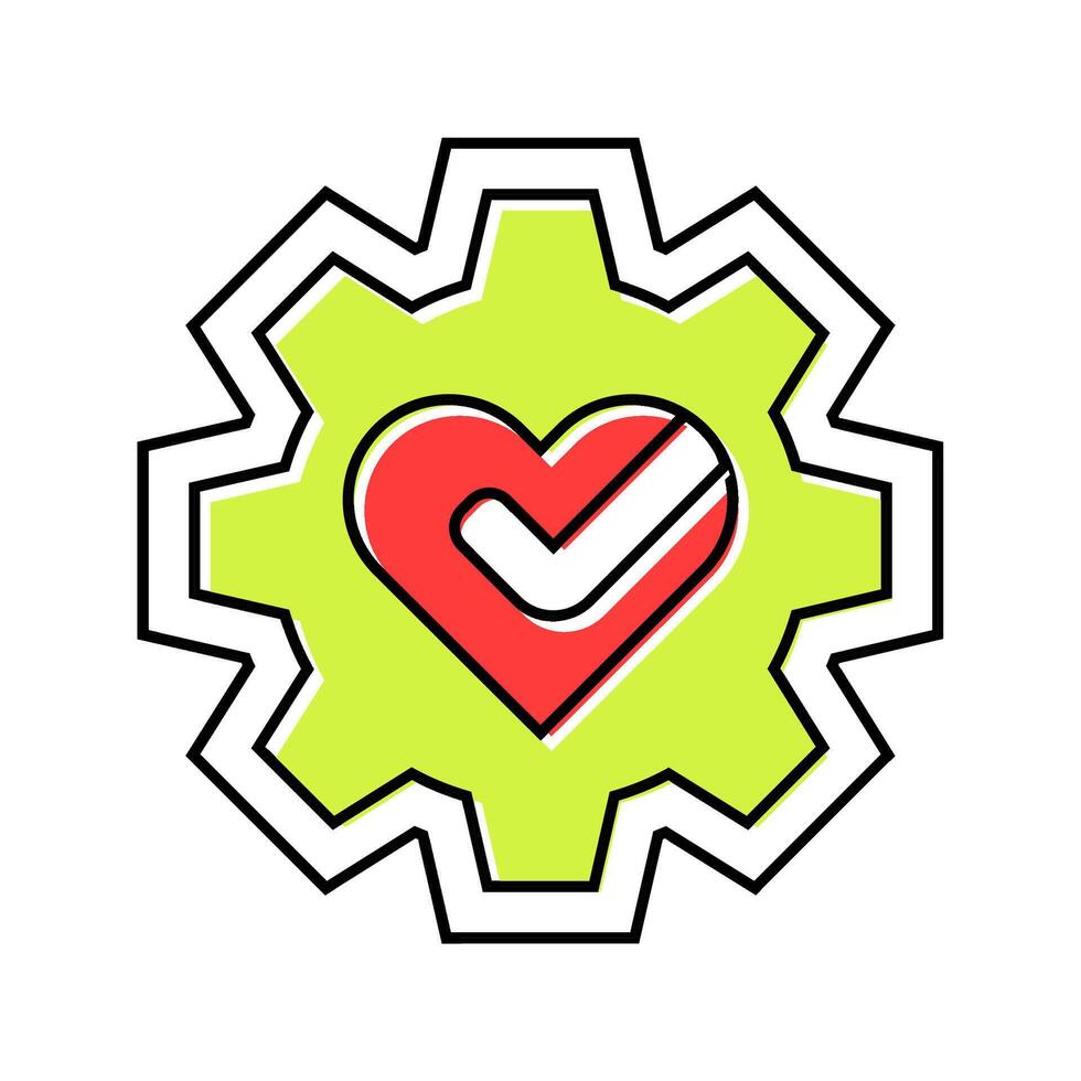 convenient controls color icon item vector