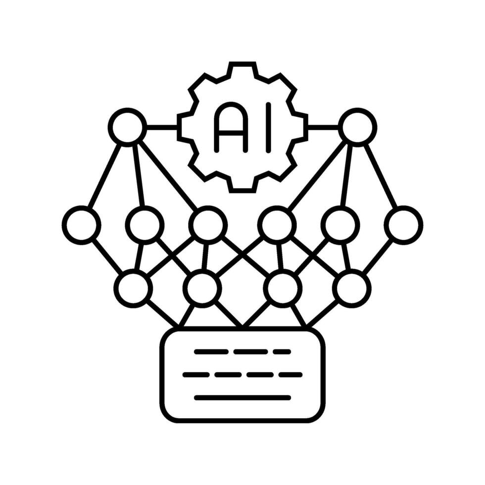 explainability ethical ai line icon entity vector