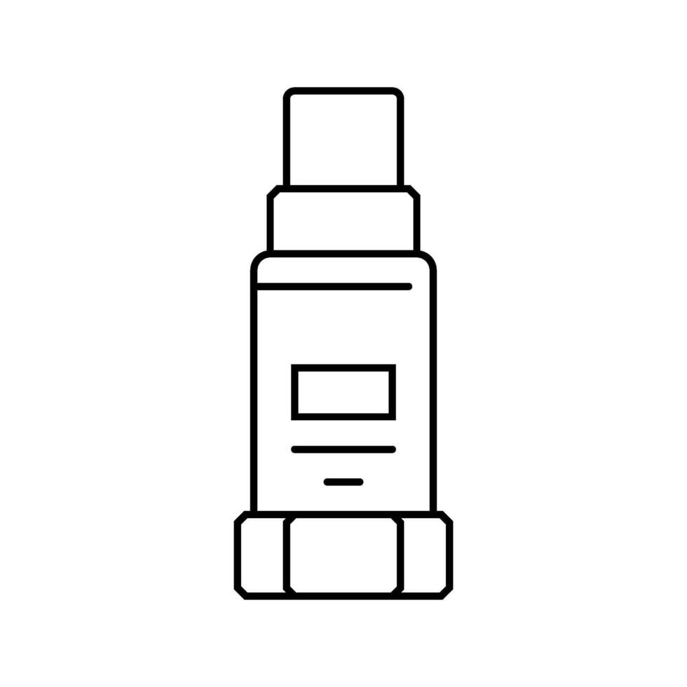 vibración sensor módulo línea icono objeto vector