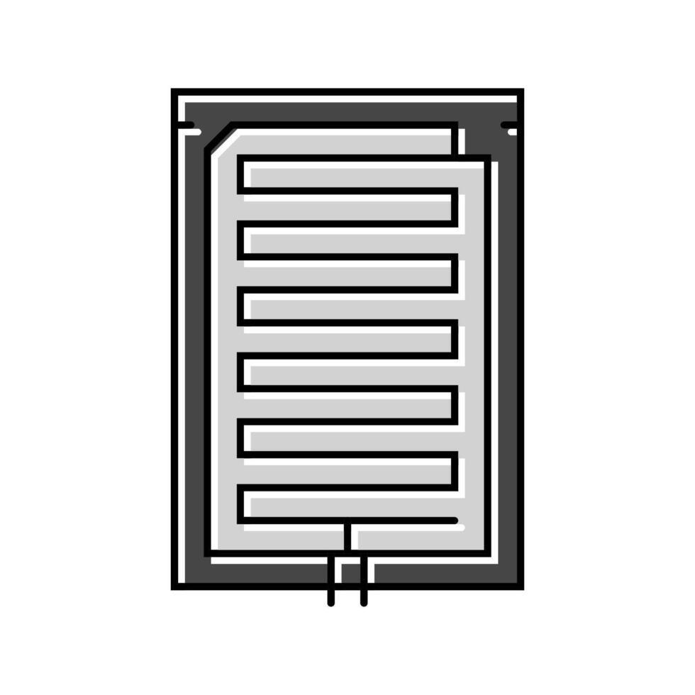 rain detection sensor color icon item vector