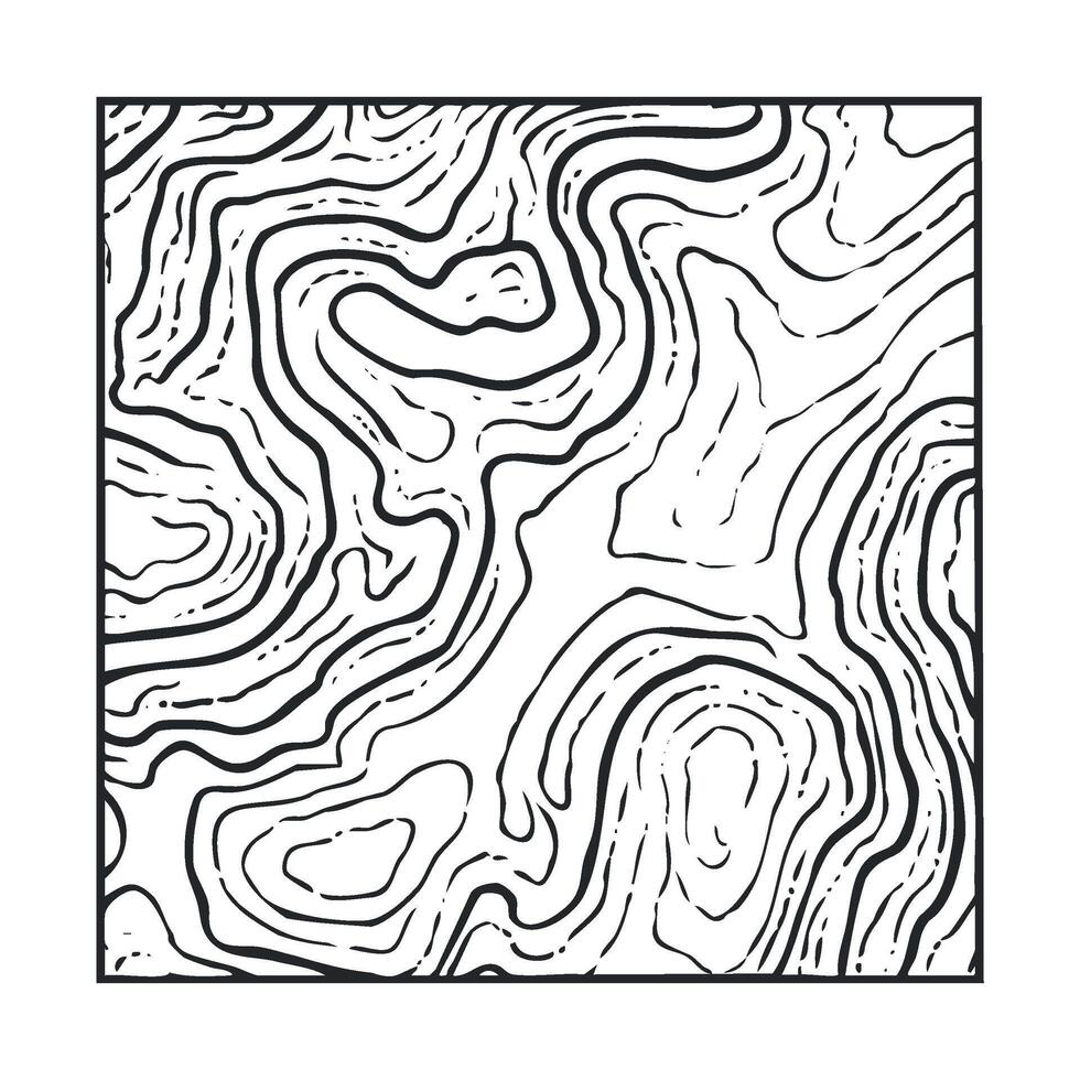 Abstract contour lines design for creative projects and backgrounds vector
