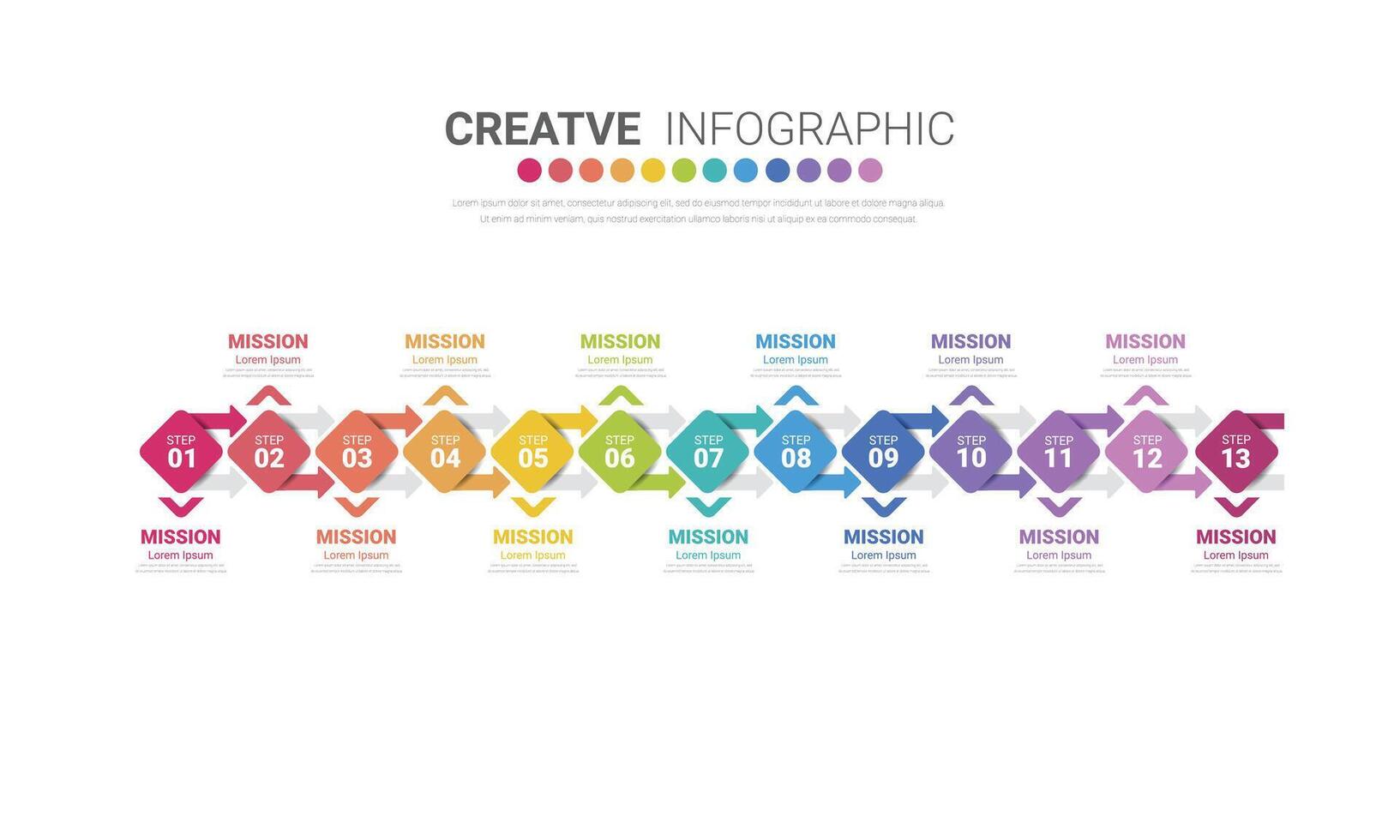Infographic design template with options, Can be used for process diagram, presentations, workflow layout, banner, flow chart, info graph. vector