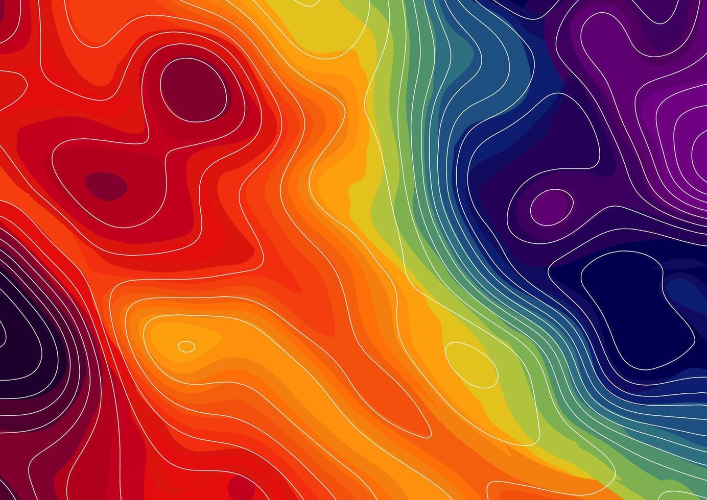 Abstract background with gradient thermal heat map design vector
