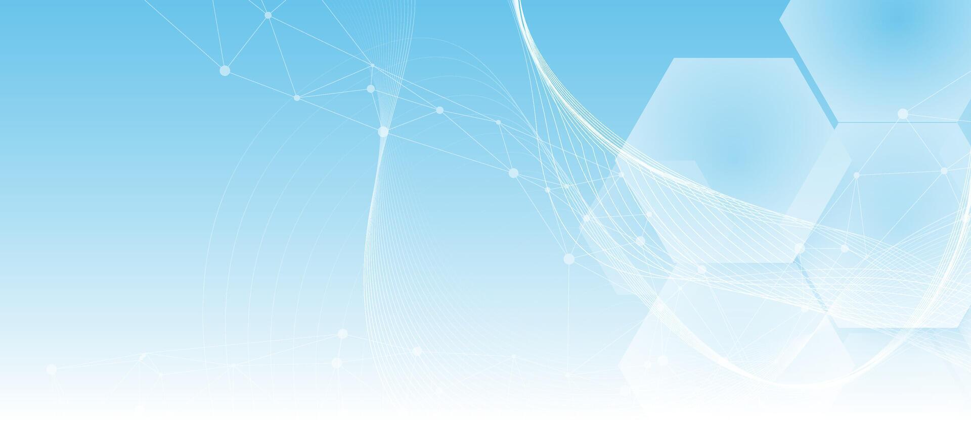 Abstract geometric shape technology digital hi tech concept background with science concept. Space for your text vector