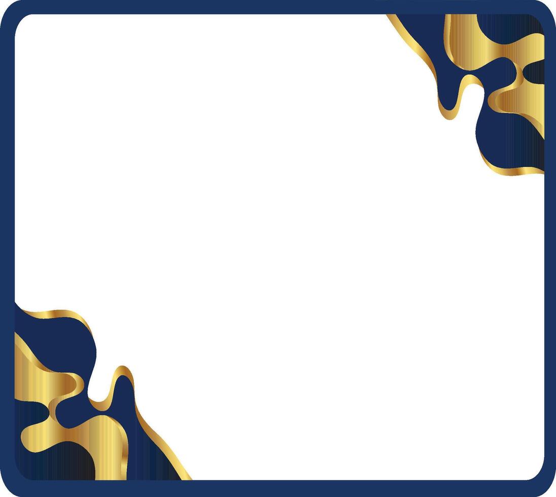 Elegant Certificate Frame with Abstract Golden Swirls luxury certificate vector