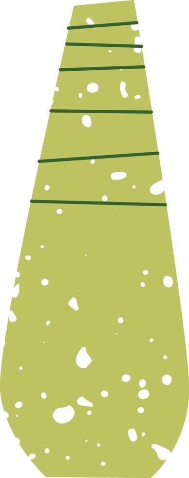 Vase With Splash Pattern vector